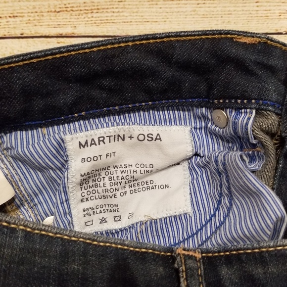 Martin + Osa | Boot Fit Denim Jeans 26 - Picture 3 of 7